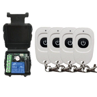 Wireless Remote Control Switch Door Opener 5 Transmitters with receiver for door control lock system