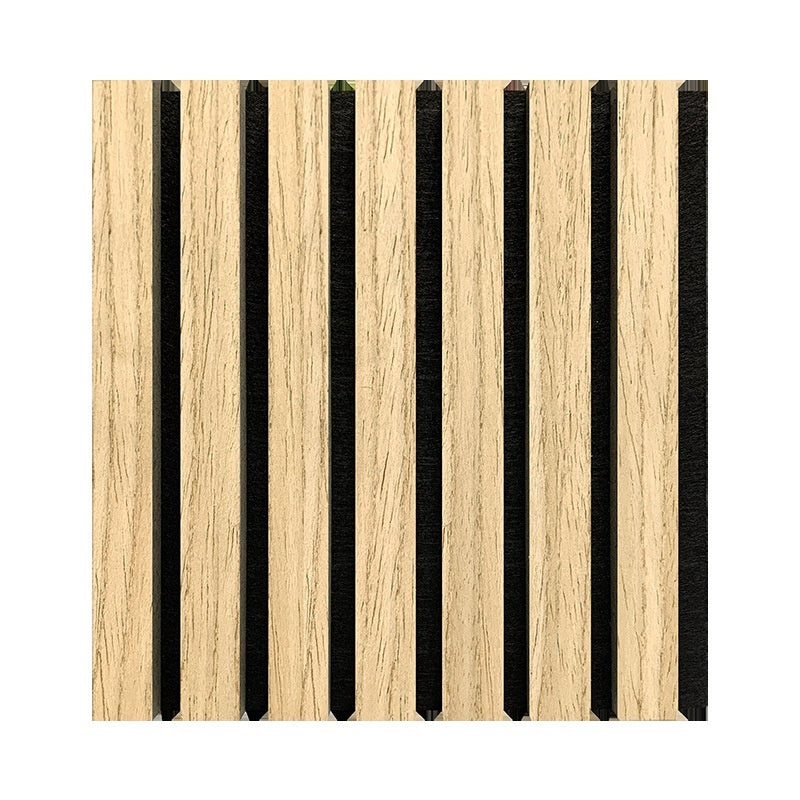 Polyester Fiber Wood Strip Acoustic Panel Wall Decoration Concave-convex Grating Plate Environmental Protection Foreign Trade Factory