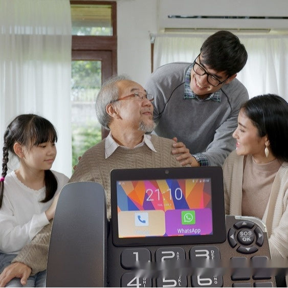 Insert Card Dual Card Touch Screen Telephone Landline Android System