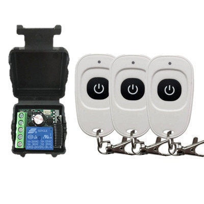 Wireless Remote Control Switch Door Opener 5 Transmitters with receiver for door control lock system
