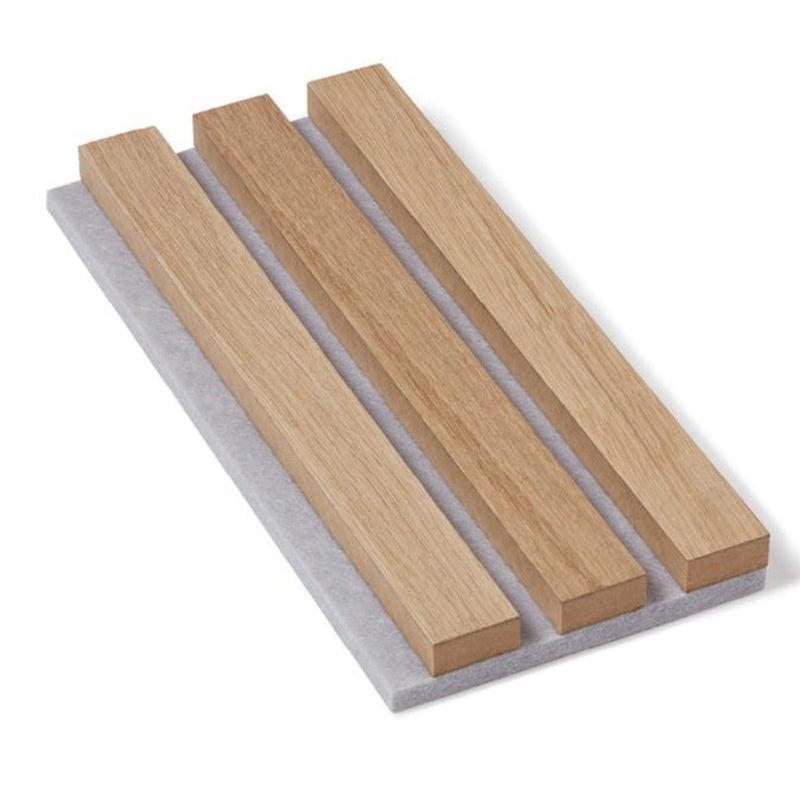 Polyester Fiber Wood Strip Acoustic Panel Wall Decoration Concave-convex Grating Plate Environmental Protection Foreign Trade Factory