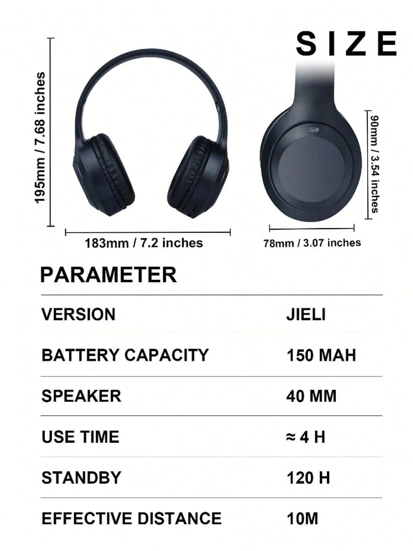 Headset wireless headset, long range, mobile phone/ipad listening headset, gaming game wireless headset